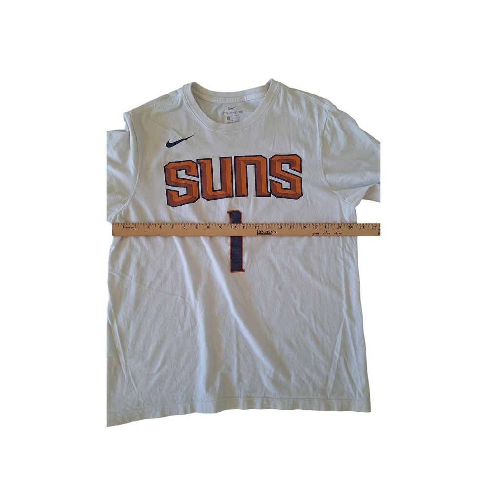 Nike Phoenix Suns Devin Booker 1 NBA Graphic T-Shirt Mens Large White - Picture 5 of 5